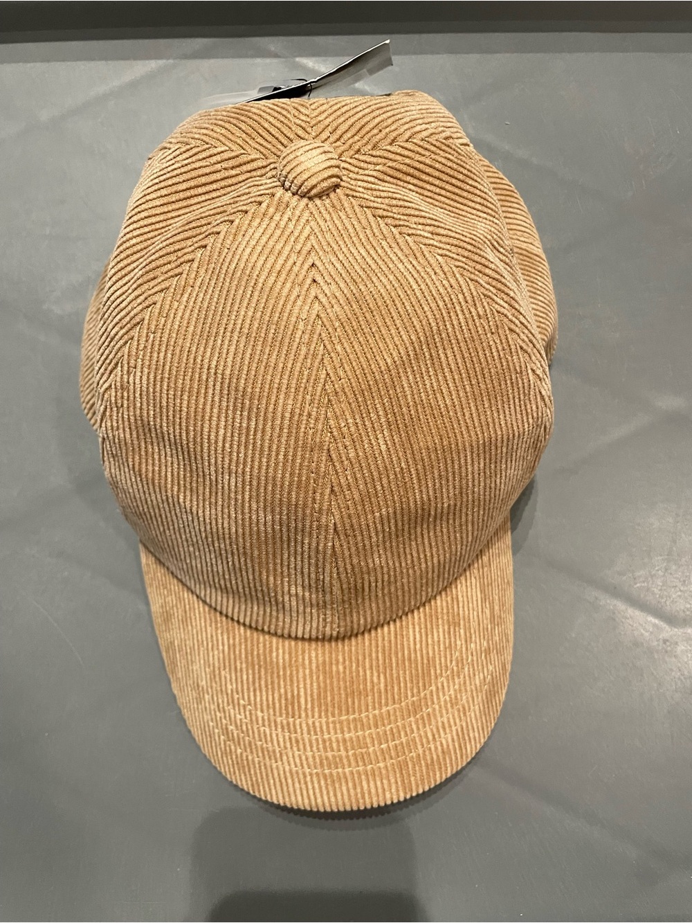 Art Class Kids Corduroy Baseball Hat Tan OSFM NWT